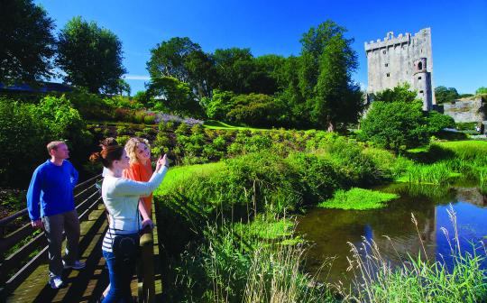 People at the Blarney Castle