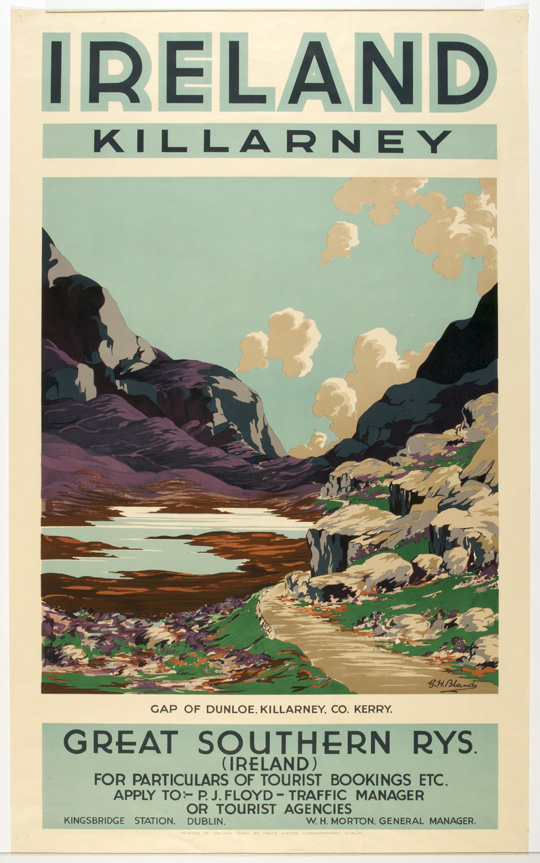 Poster depicting a valley in Killarney